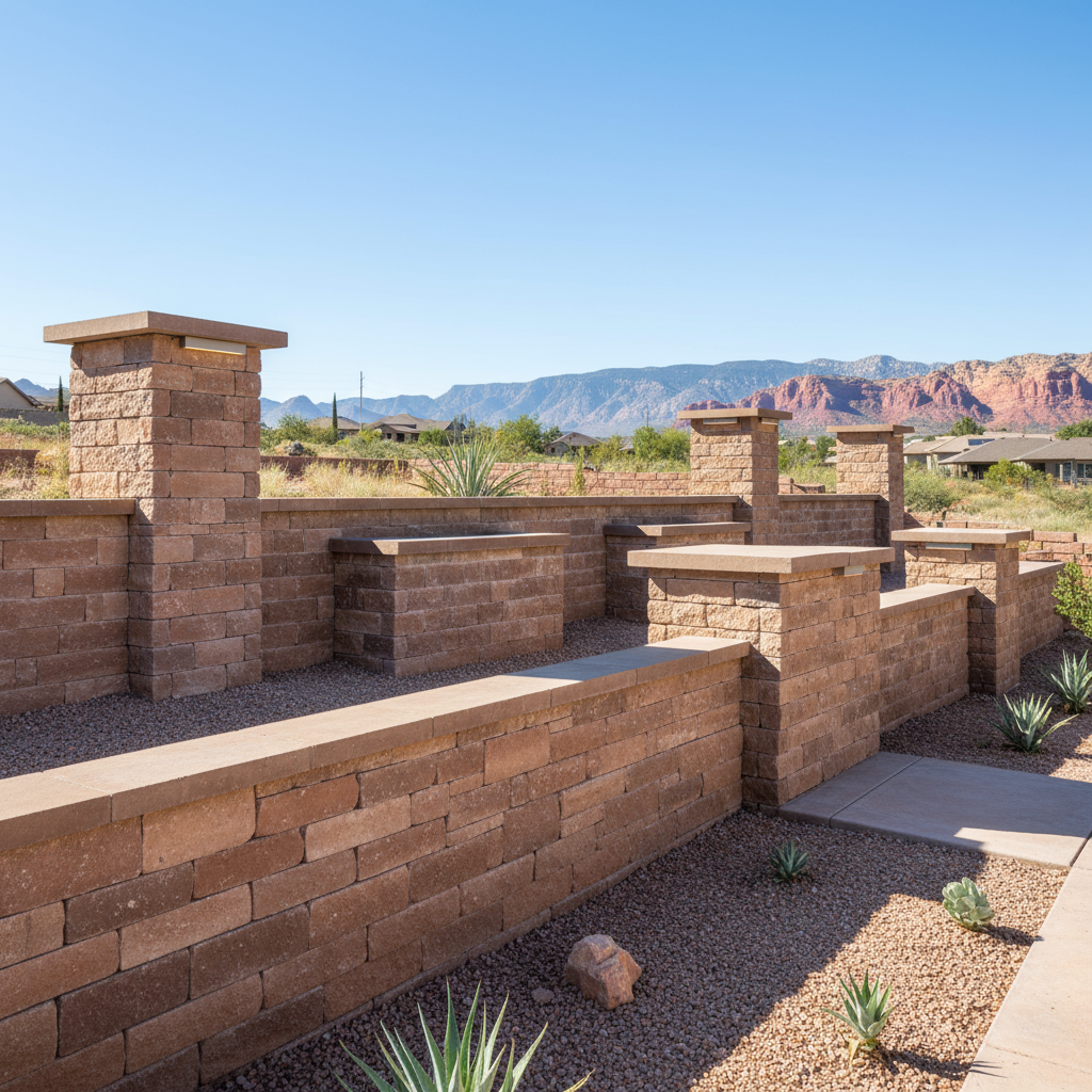 Masonry services in St. George, Utah - Custom 5 Landscaping expert installation