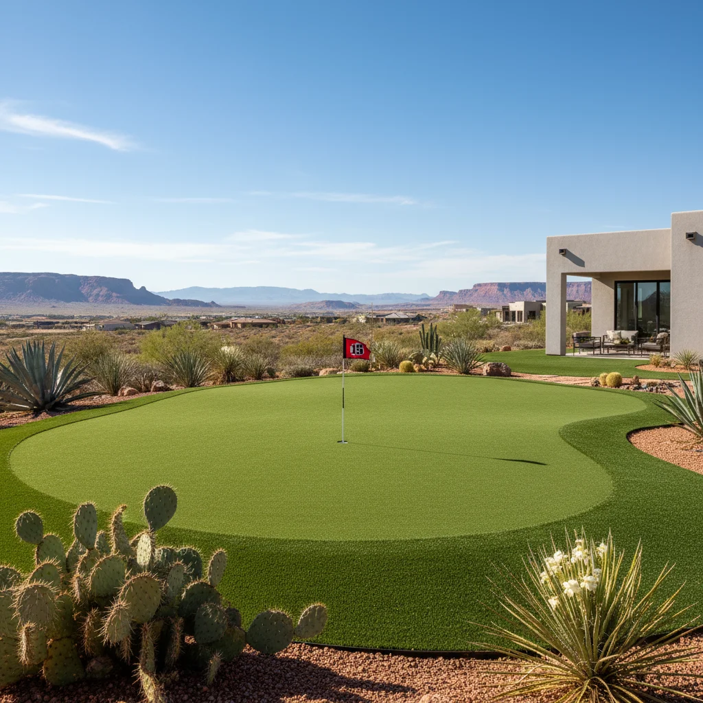 Professional Custom Putting Greens services in Southern Utah - Custom 5 Landscaping expert installation and maintenance