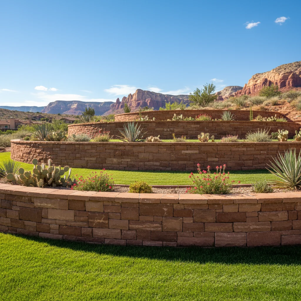 Retaining Walls services in St. George, Utah - Custom 5 Landscaping expert installation
