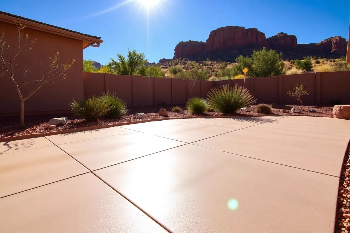 Built for Washington County Conditions for Concrete Services in St. George, Utah - professional installation showing built for washington county conditions in Southern Utah desert landscape