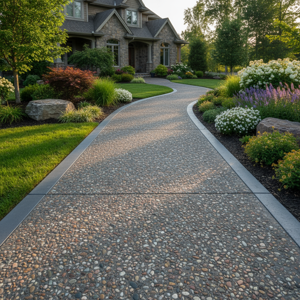 Custom Finishes for Concrete Services in St. George, Utah - professional installation showing custom finishes in Southern Utah desert landscape