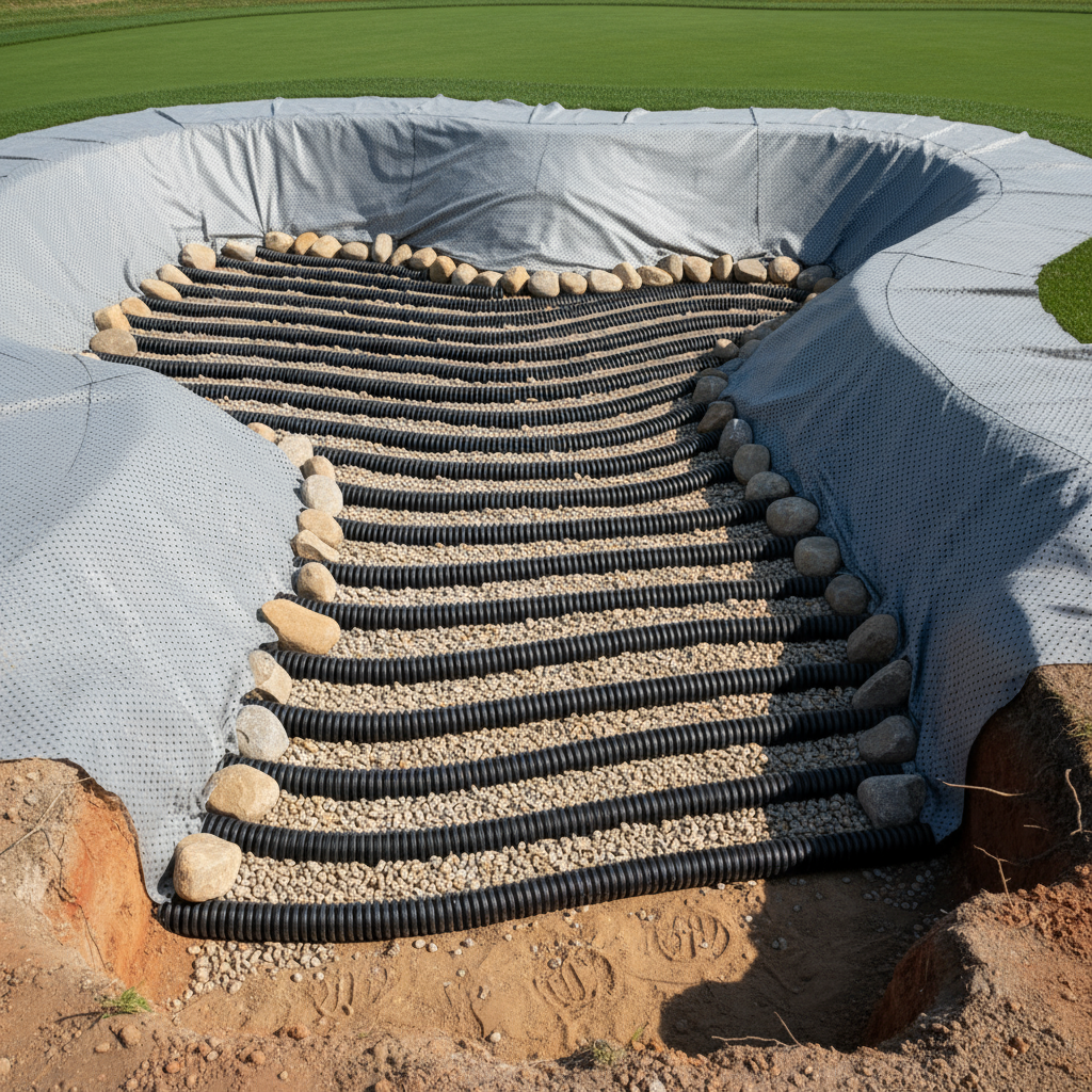 Drainage and Durability for Custom Putting Greens in St. George, Utah - professional installation showing drainage and durability in Southern Utah desert landscape