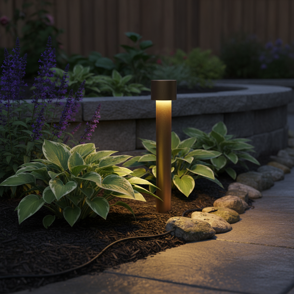 Low Voltage LED Systems for Landscape Lighting in St. George, Utah - professional installation showing low voltage led systems in Southern Utah desert landscape