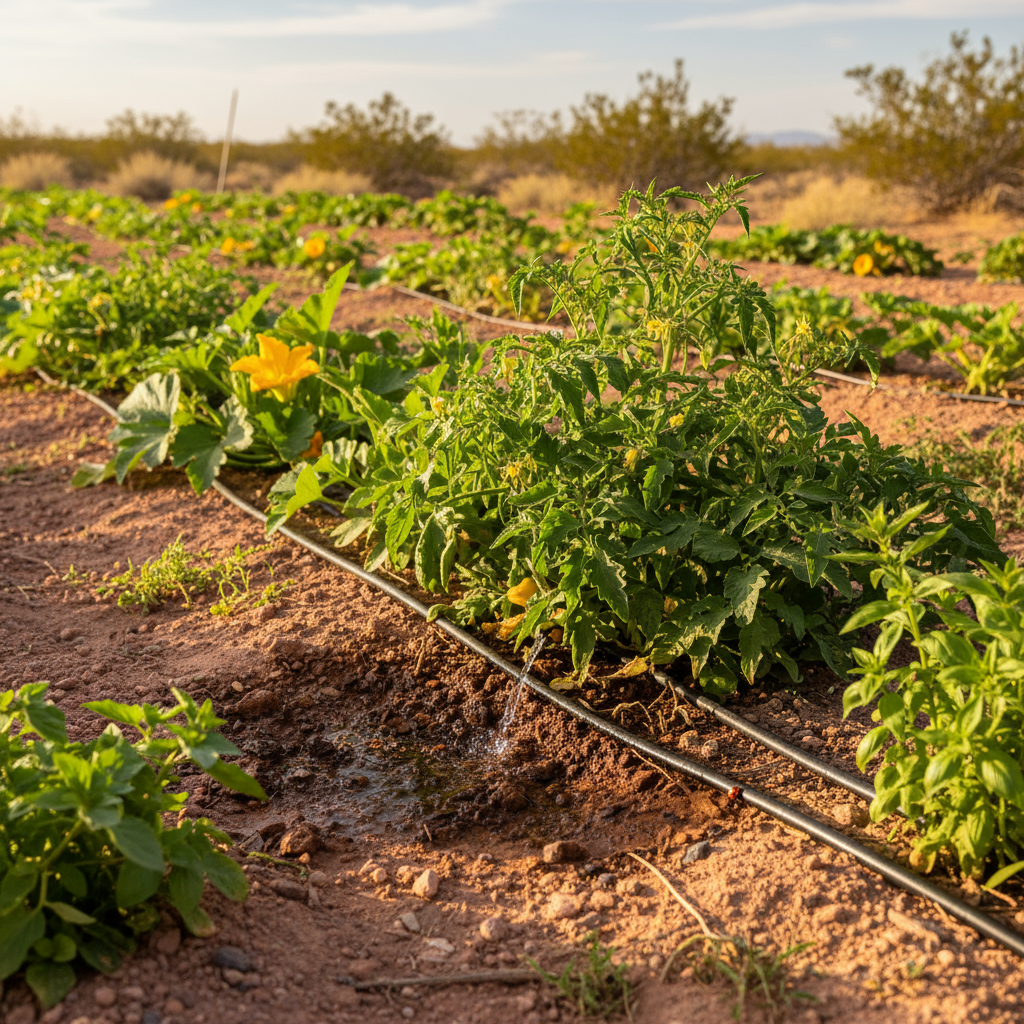 Drip Irrigation for Lawn Irrigation Systems in St. George, Utah - professional installation showing drip irrigation in Southern Utah desert landscape