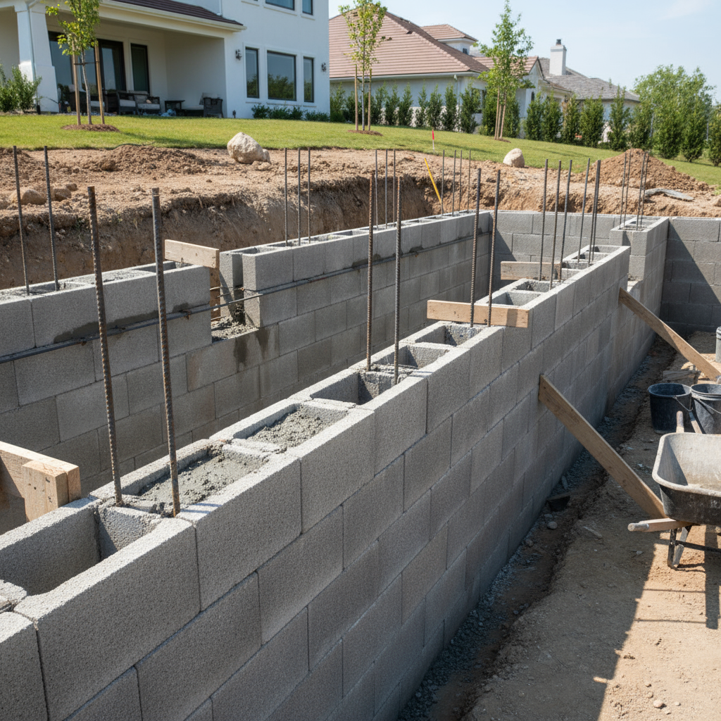 Structural Masonry for Masonry Construction in St. George, Utah - professional installation showing structural masonry in Southern Utah desert landscape