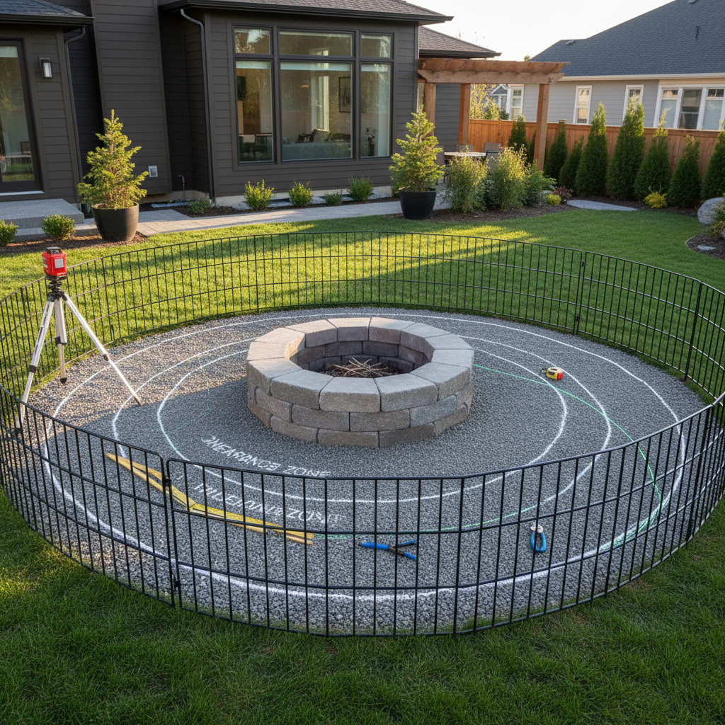 Safety and Compliance for Outdoor Fireplaces & Fire Pits in St. George, Utah - professional installation showing safety and compliance in Southern Utah desert landscape