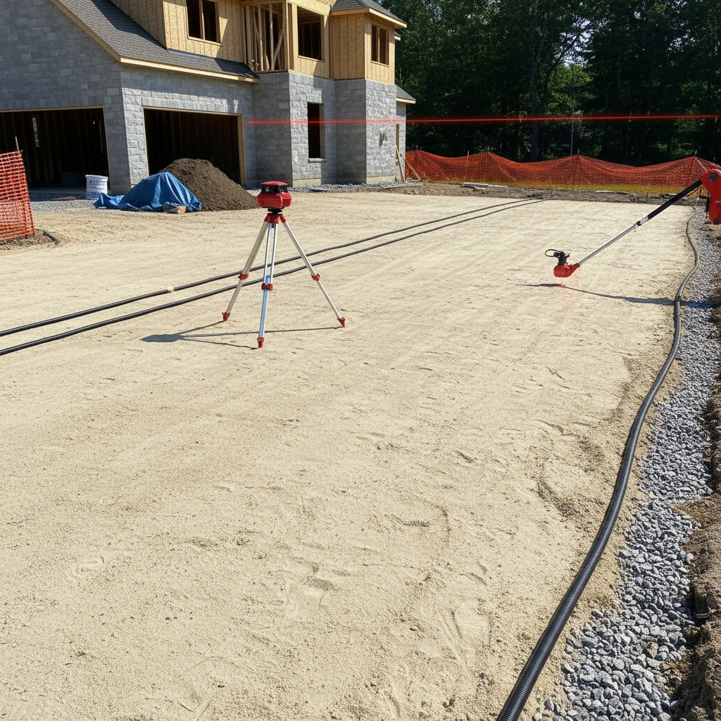 Drainage and Leveling for Turf & Sod Installation in St. George, Utah - professional installation showing drainage and leveling in Southern Utah desert landscape