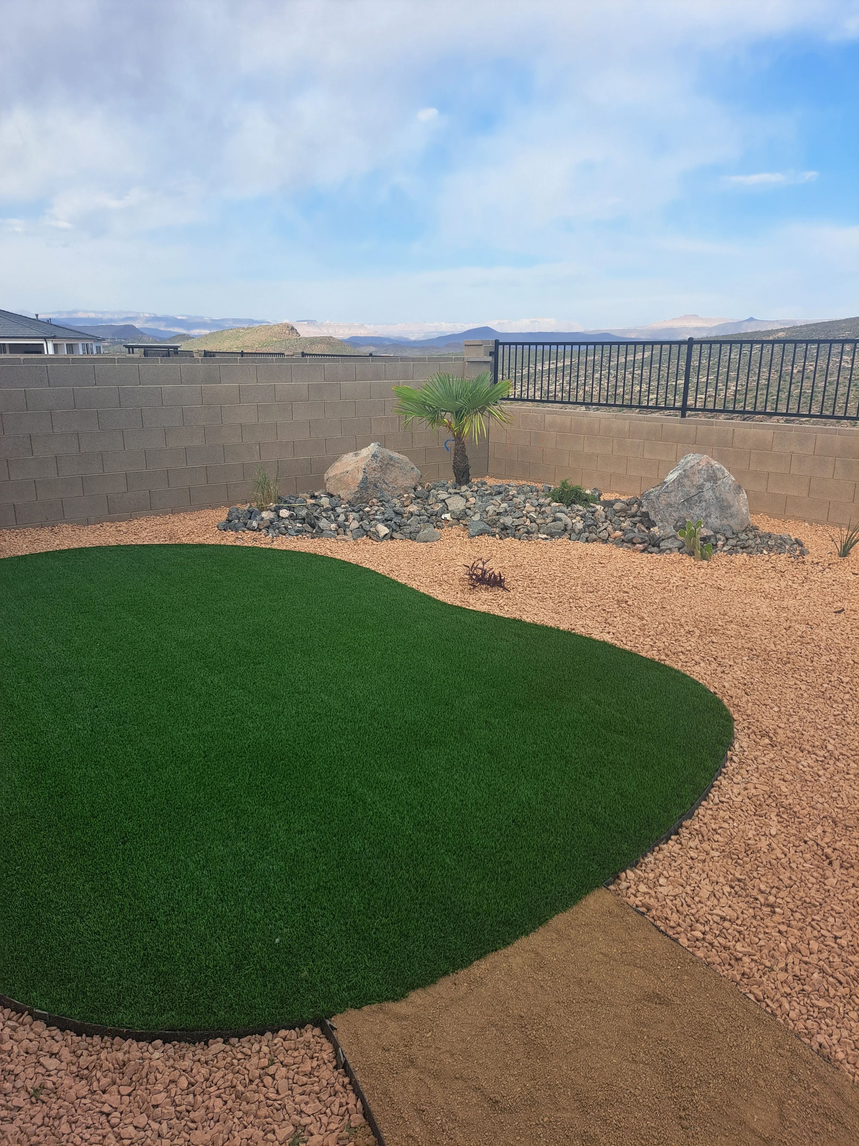 Drainage, Infill, and Pet-Friendly Turf, artificial turf installation in St. George, Utah