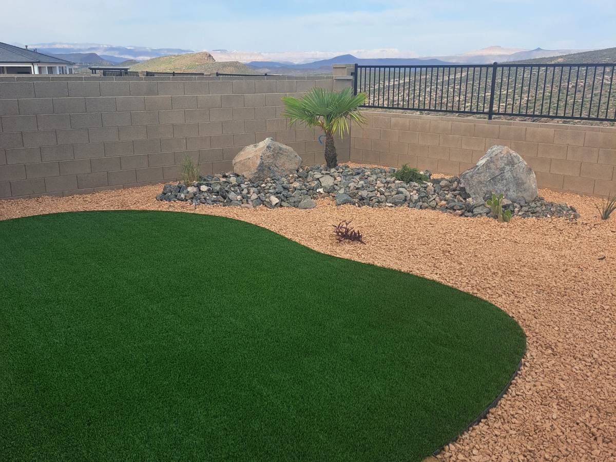 Drainage, Infill, and Pet-Friendly Turf, artificial turf installation in St. George, Utah