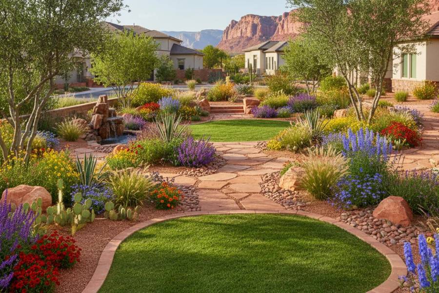Landscaping in St. George, Utah