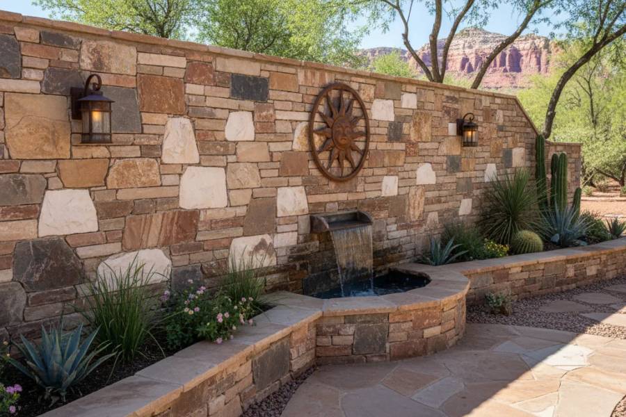 Stonework in St. George, Utah